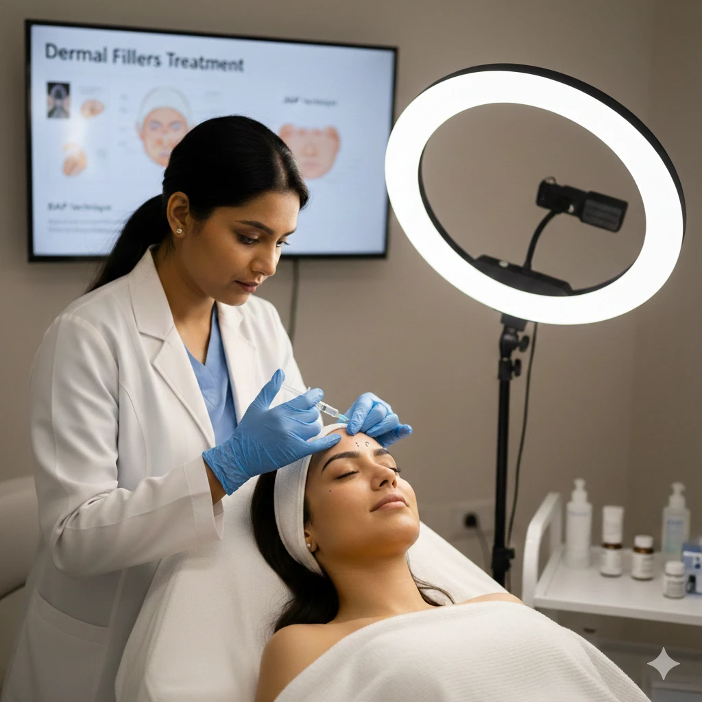 Dermal fillers treatment