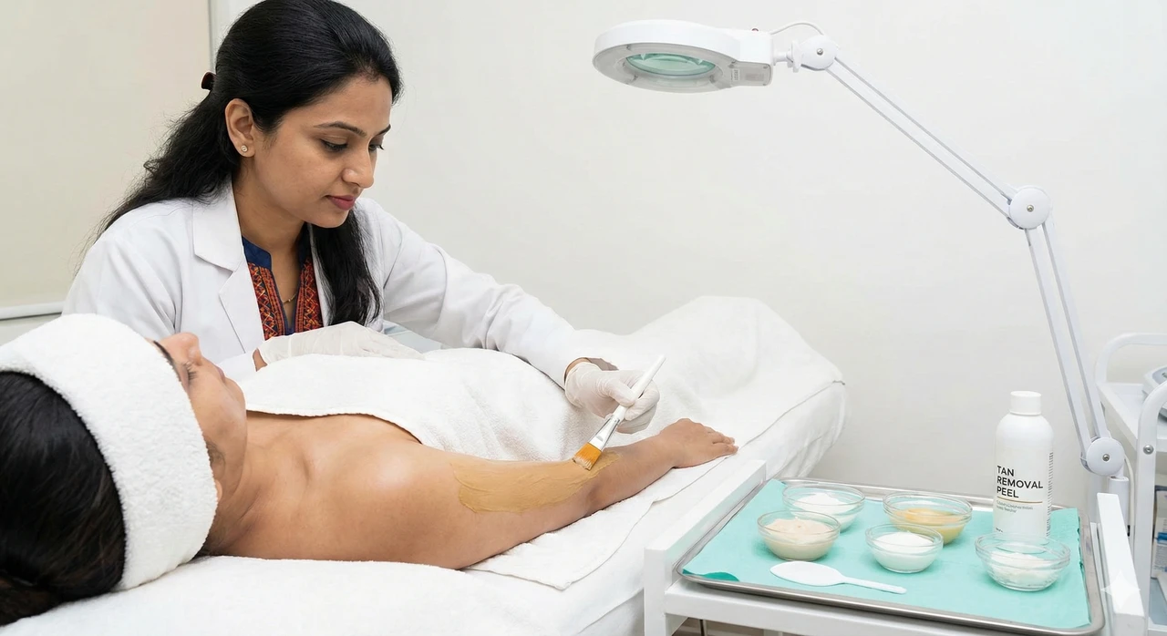 Face and body tan removal treatment