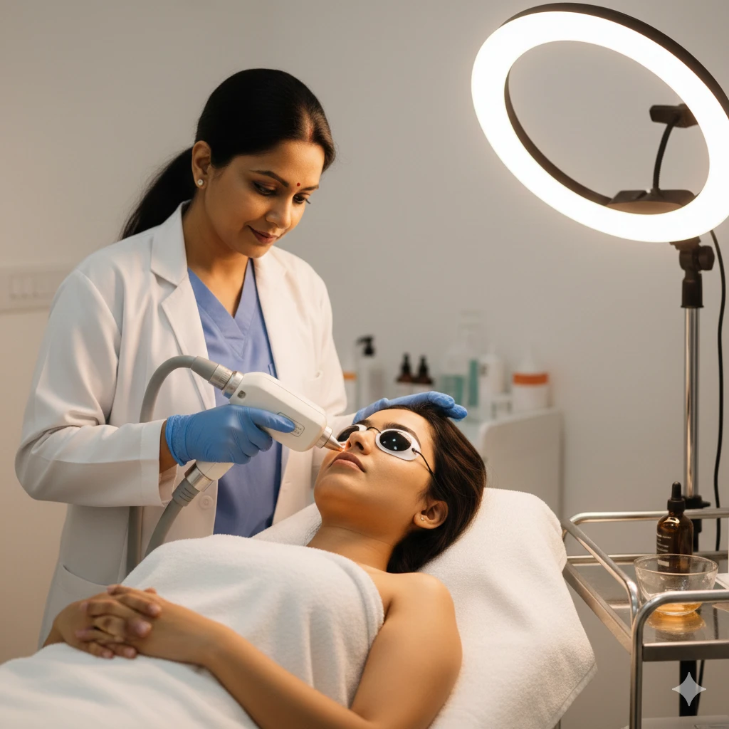 Hollywood facial session