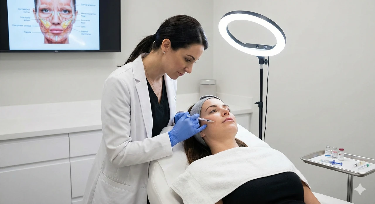 Liquid face lift treatment