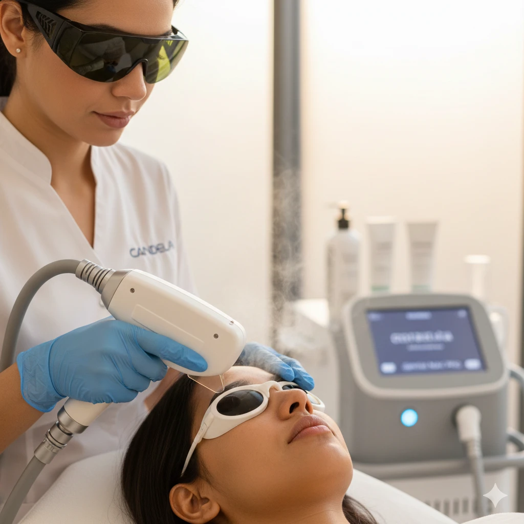 Upper lip hair removal treatment