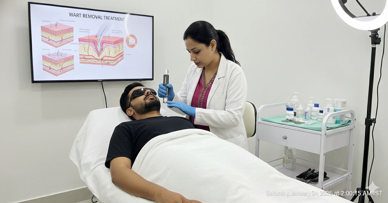 Wart removal treatment